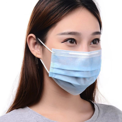 In Stock Anti virus Dust face mask 3 Ply Non-woven Disposable Face Mask