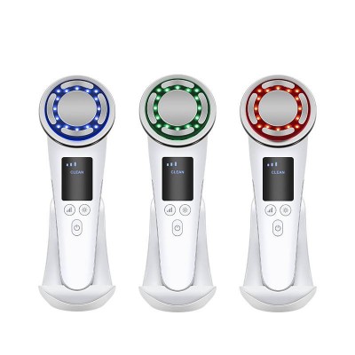 Hot Cold Pulse Massager Ems Face Lifting Machine Cool Pack Beauty Equipment Skin Care Tools